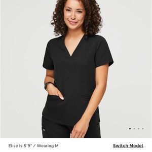 Figs Casms 3 pocket scrub top